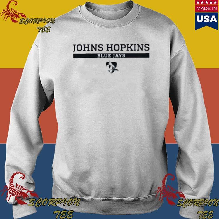 Women's Light Blue Johns Hopkins Blue Jays Football T-Shirt