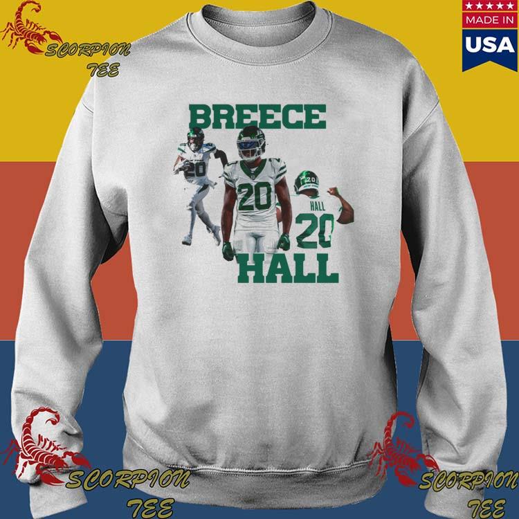 Breece Hall 20 New York Jets player football poster shirt, hoodie, sweater,  long sleeve and tank top