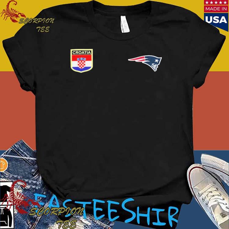 NFL New England Patriots Coach Bill Belichick Croatia Flag Shirt