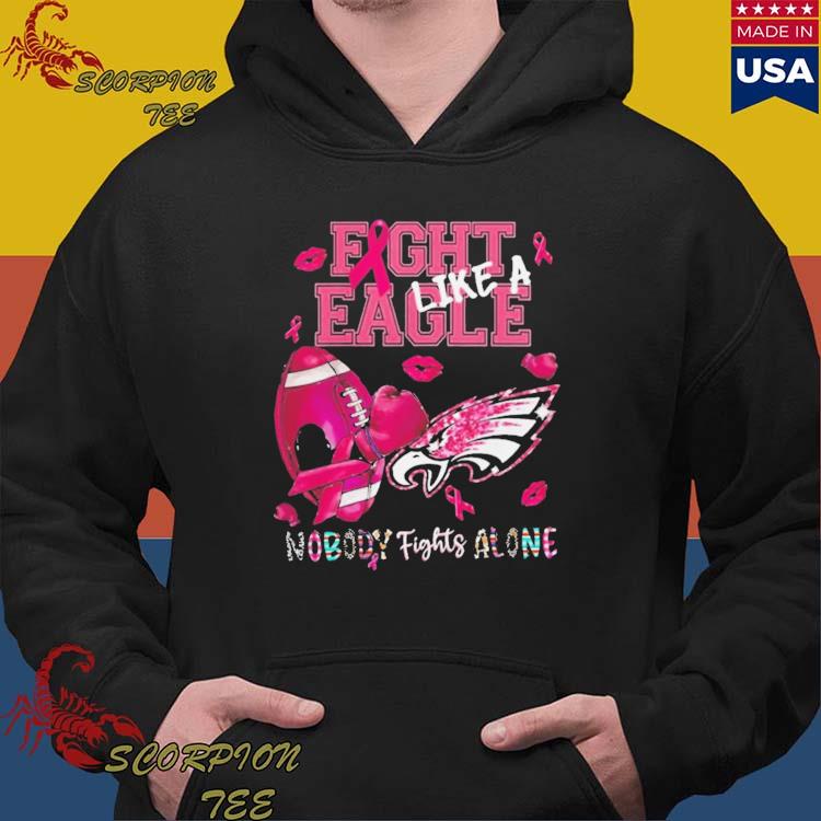 Breast cancer fight like a Philadelphia Eagles shirt, ladies shirt, hoodie