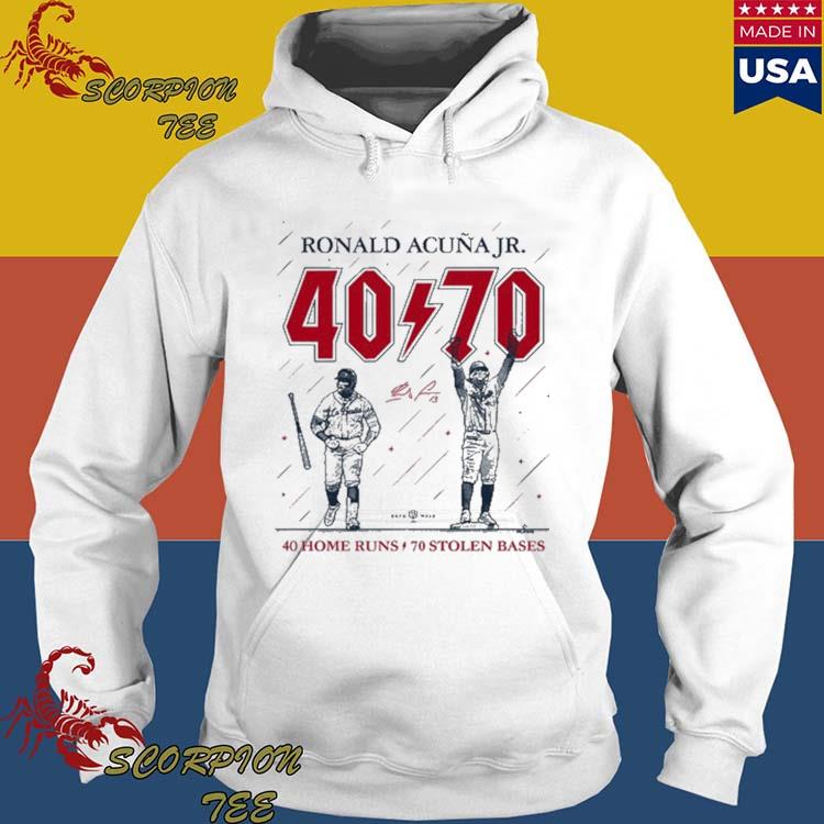 Best ronald Acuña Jr. 40 Home Runs 70 Steals signature shirt