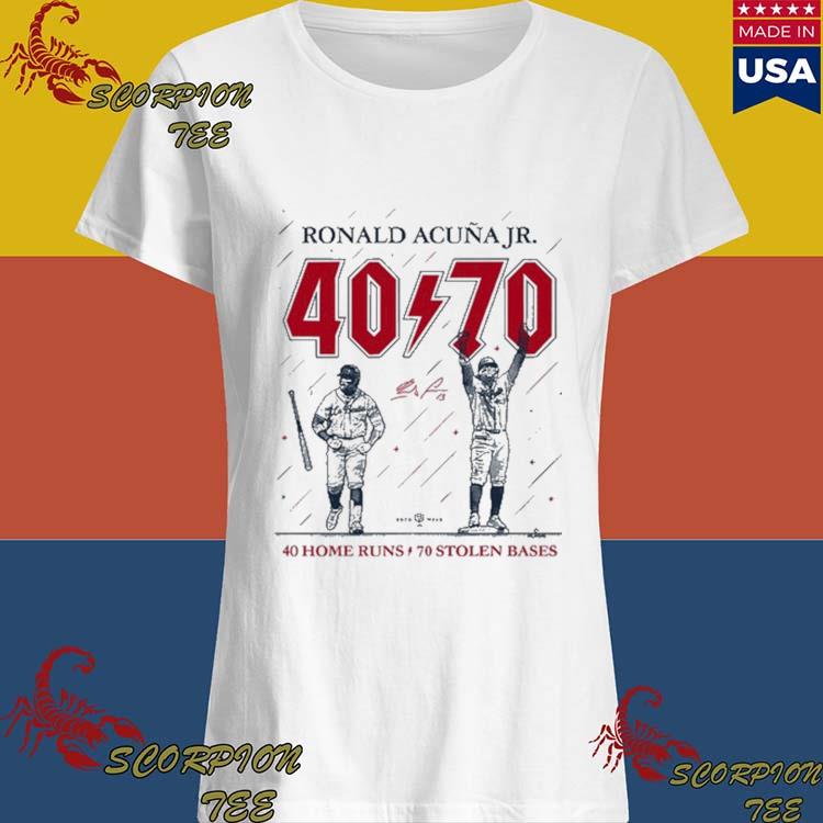 Ronald Acuna Jr 40 Home Runs 70 Stolen Bases T Shirt