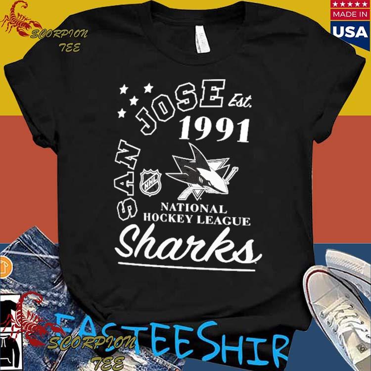SAN JOSE SHARKS NHL STARTER SHIRT M Other Shirts \ Hockey
