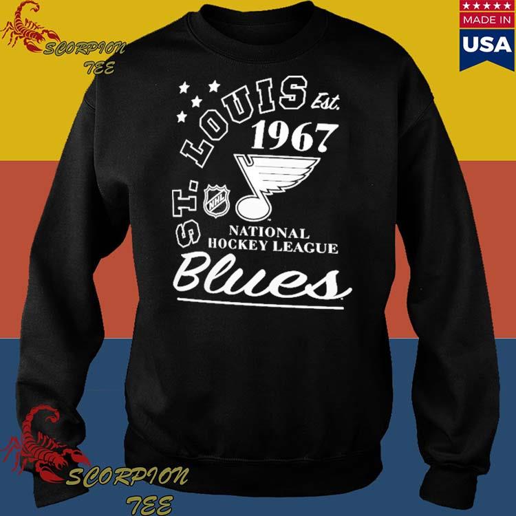 St Louis Blues Womens Grey Mainstream Hooded Sweatshirt