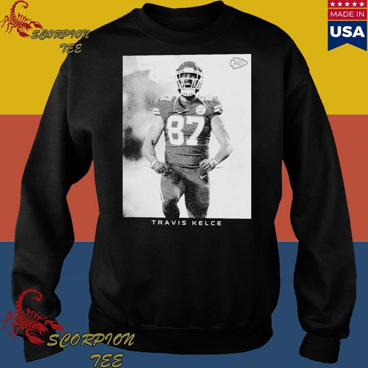 Travis Kelce 87 Kansas City Chiefs player football poster shirt, hoodie,  sweater, long sleeve and tank top