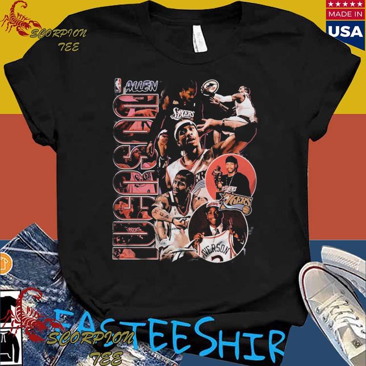 Official allen Iverson NBA Philadelphia 76ers T-shirts