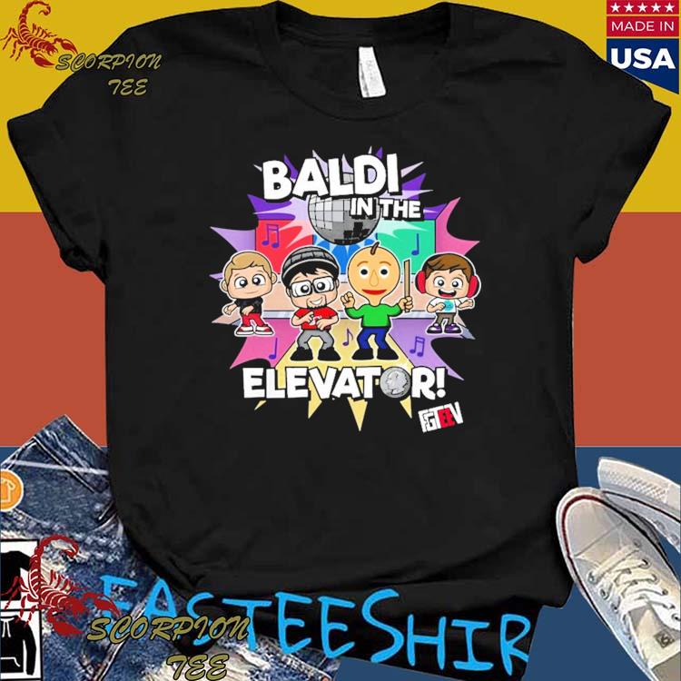 Official baldi In The Elevator T-Shirts