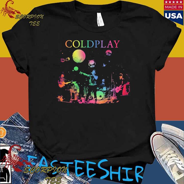 Official coldplay Band Photo Music Of The Spheres World T-shirts