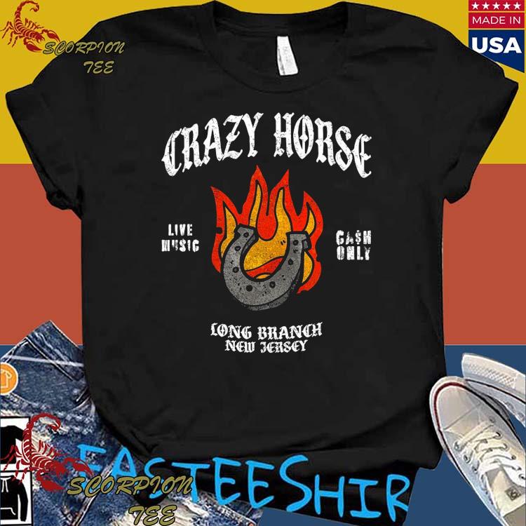 Official crazy Horse Live Music Gasm Only Long Branch T-shirts