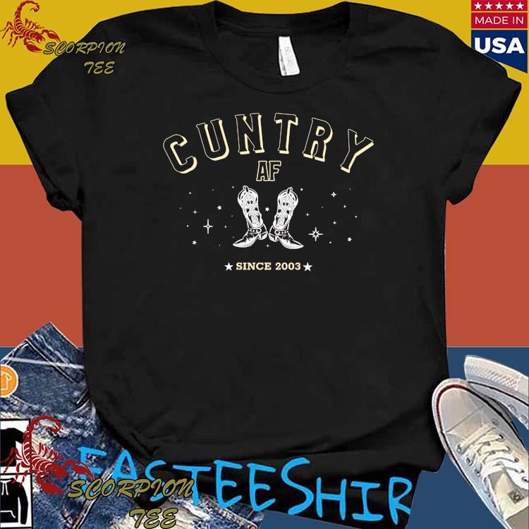 Official cuntry Af Since 2003 T-shirts