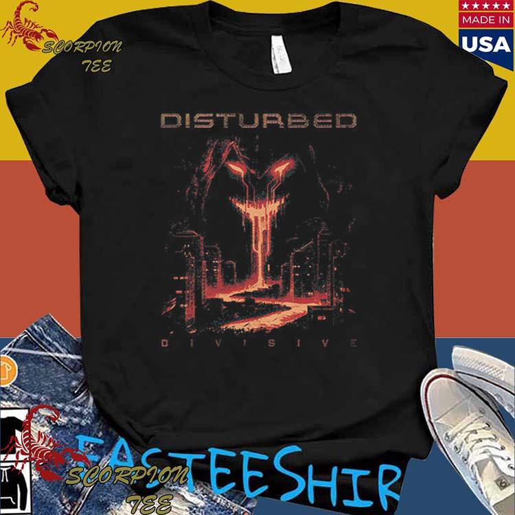 Official disturbed Divisive Tracklist T-shirts