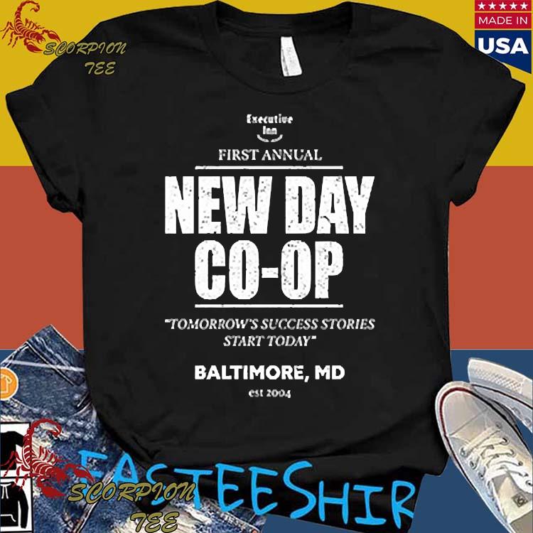 Official first Annual New Day Co-op Tomorrow's Succes Stories Star Today Baltimore T-shirts