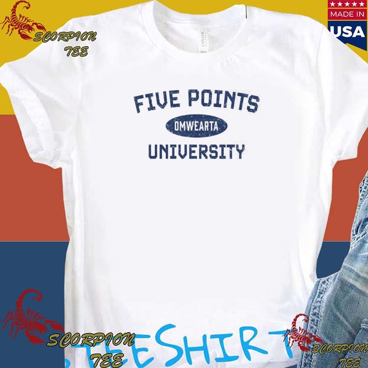 Official five Points University T-shirts