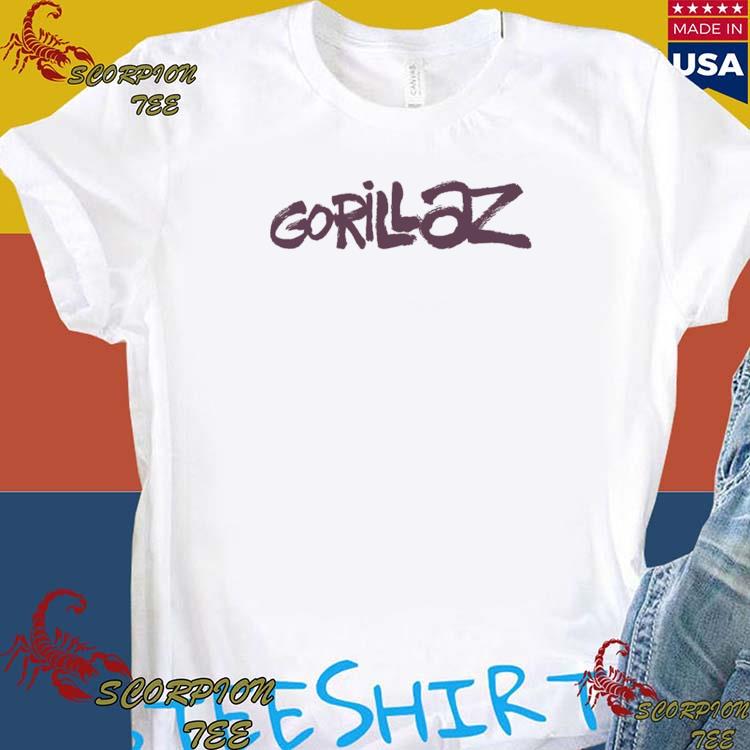 Official gorillaz Graffiti Logo T-Shirts