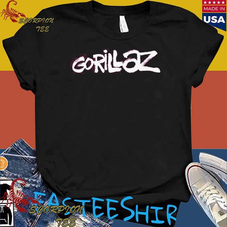 Official graffiti Gorillaz Logo T-Shirts