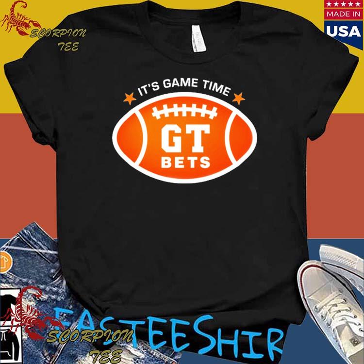 Official it's Game Time GT Bets Football T-Shirts