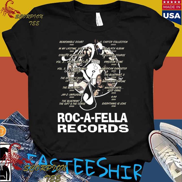 Official jay-z Roc A Fella Records T-shirts