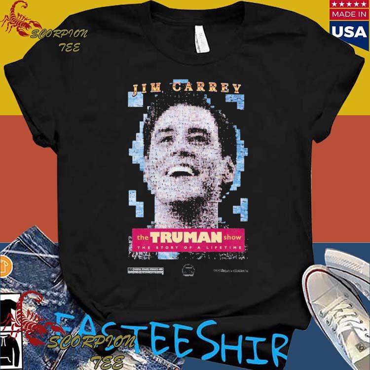 Official jim Carrey The Truman Show The Story Of A Liefetime T-shirts