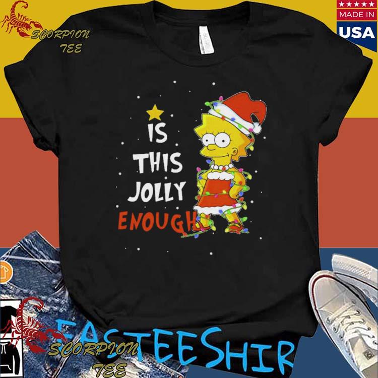 Official lisa Simpson Christmas Costume Is This Jolly Enough T-shirts