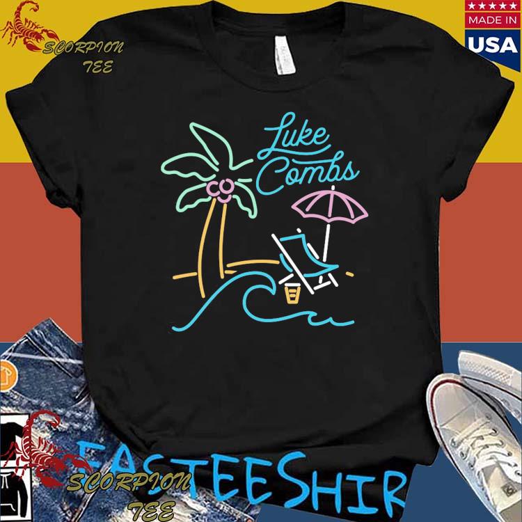 Official luke Combs Neon Beach T-Shirts