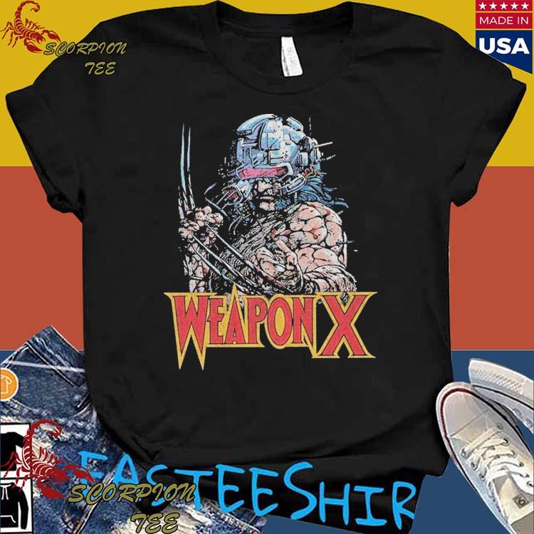 Official marvel Wolverine Weapon X T-Shirts