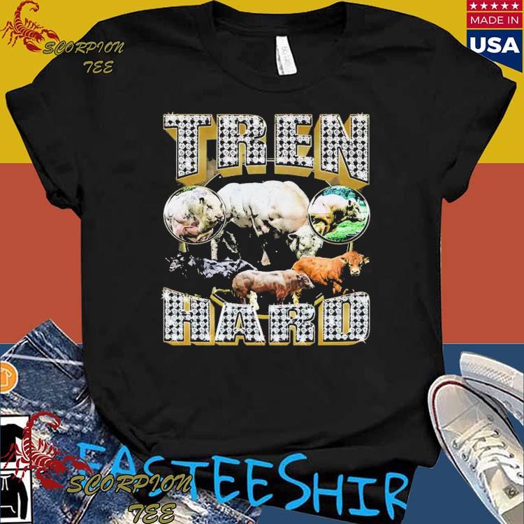 Official muscular Cow Tren Hard T-shirts