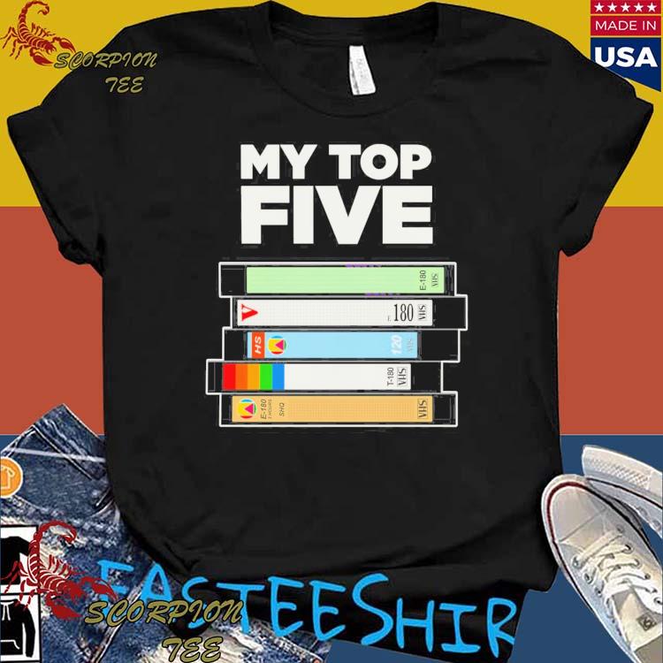 Official my Top Five T-shirts