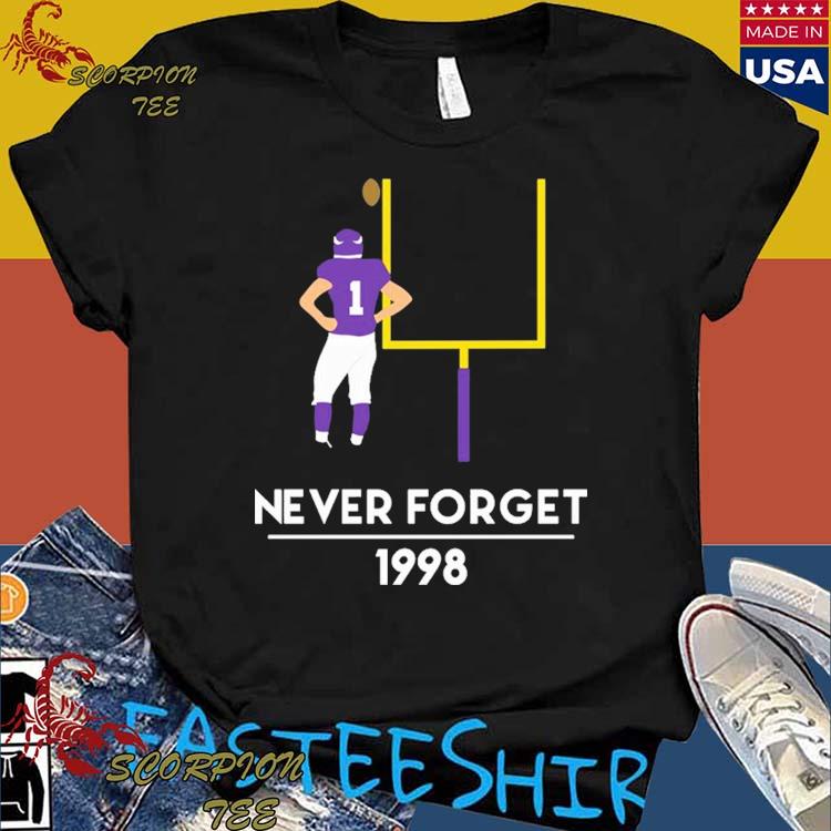 Official never Forget 1998 Gopherhole Football T-Shirts