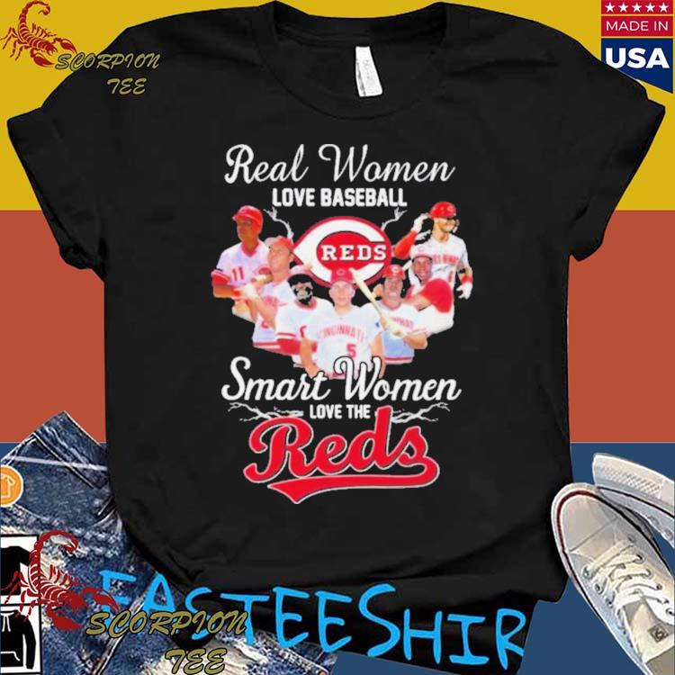Official real Women Love Baseball Smart Women Love The Cincinnati Reds Players 2023 T-shirts