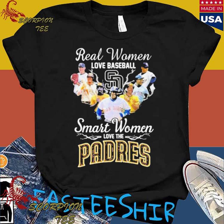 Official real Women Love Baseball Smart Women Love The San Diego Padres Players 2023 T-shirts