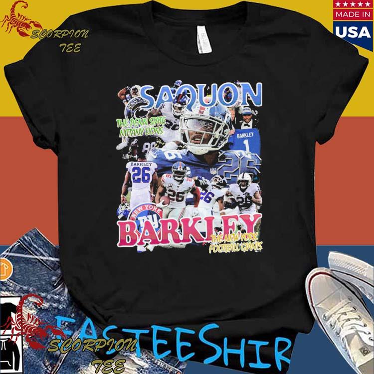 Official saquon Barkley The Penn State Nittany Lions The New York Football Giants T-shirts