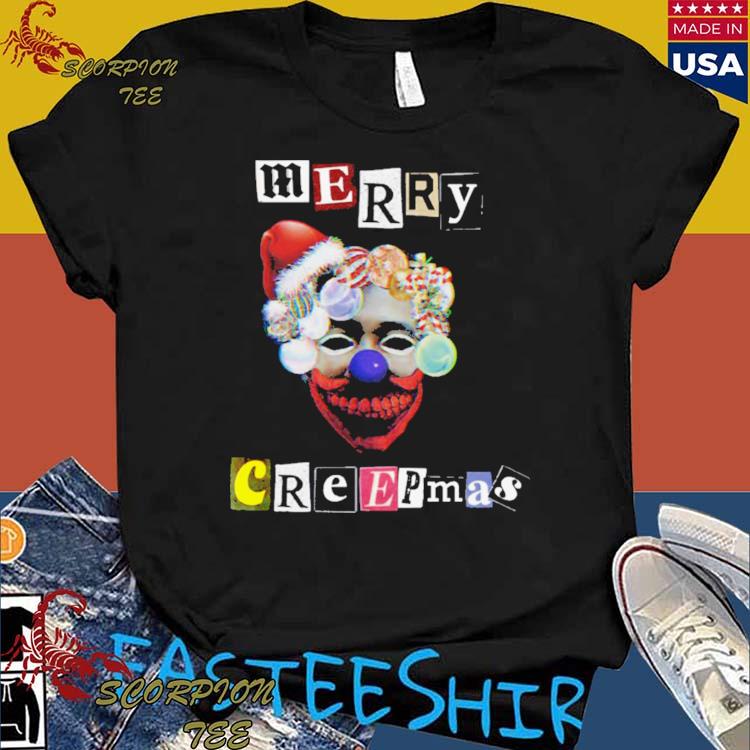 Official scarry Santa Clown Merry Creepmas T-shirts