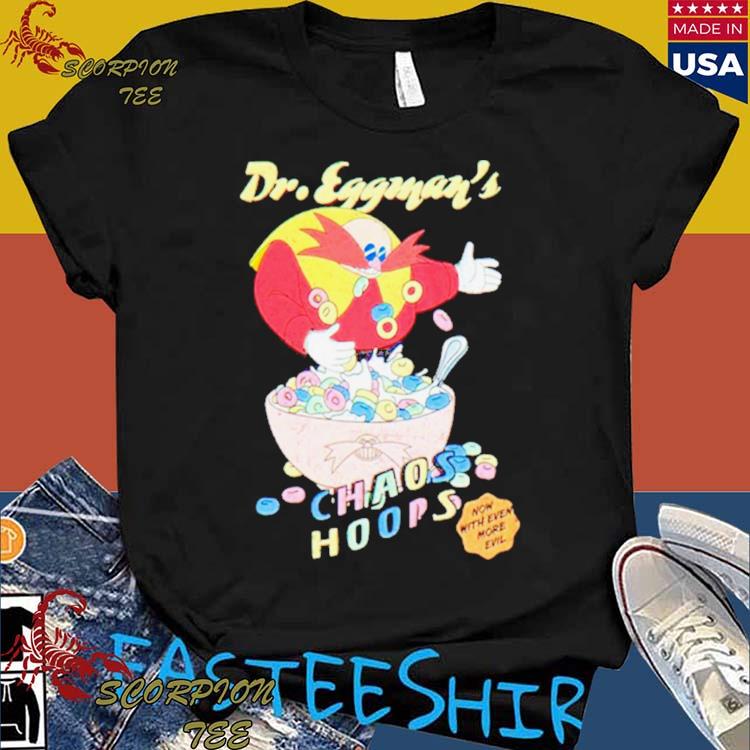 Official sonic The Hedgehog Dr. Eggman’s Chaos Hoops T-shirts