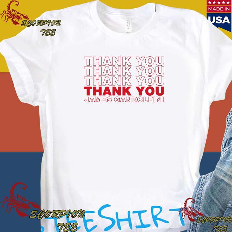Official thank You James Gandolfini T-shirts