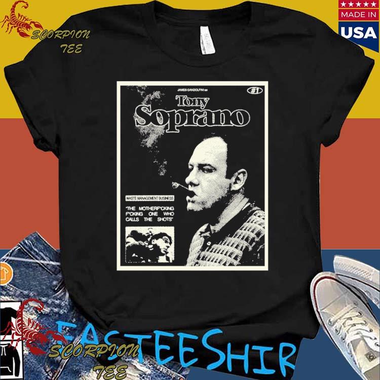 Official tony Soprano Number 1 Monochrome T-Shirts