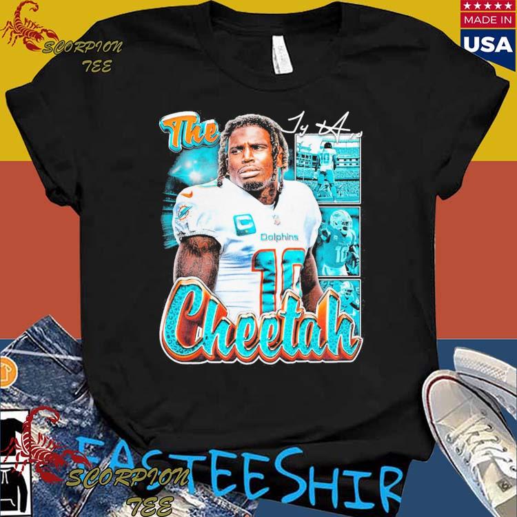 Official tyreek Hill The Cheetah Miami Dolphins T-shirts