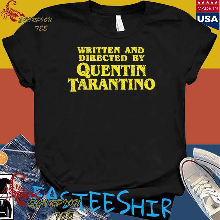 Official written and Directed Quentin Tarantino T-shirts