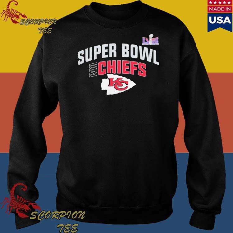 Official Kansas City Chiefs Super Bowl LVIII Team Logo 2024 T-Shirts ...