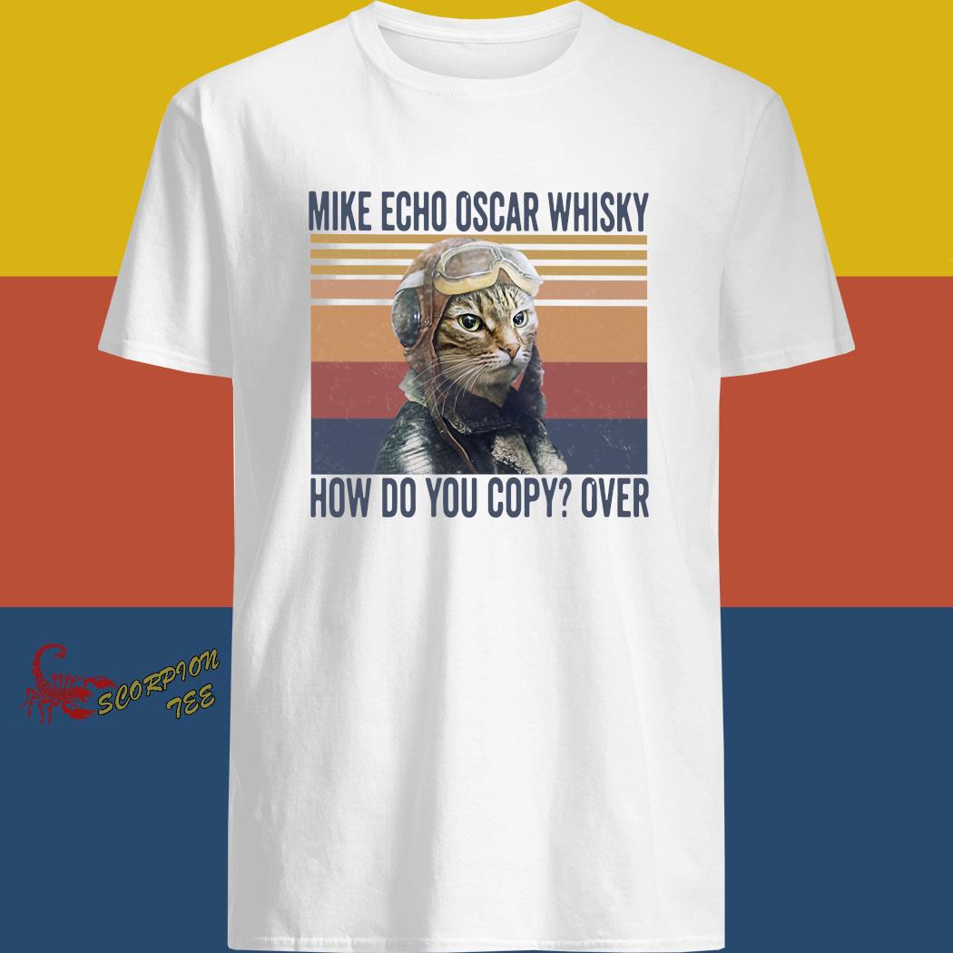 mike echo oscar whiskey cat shirt