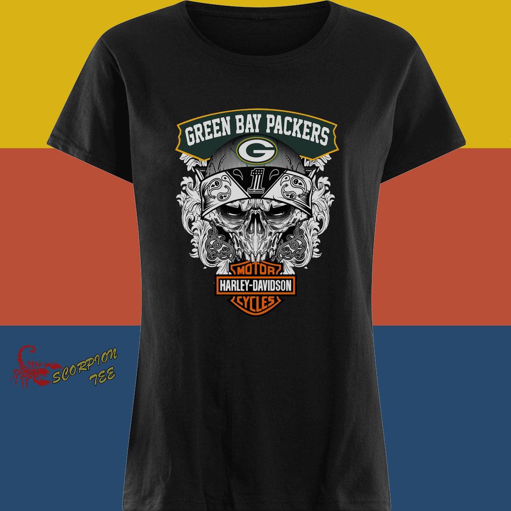 green bay packers harley davidson shirt