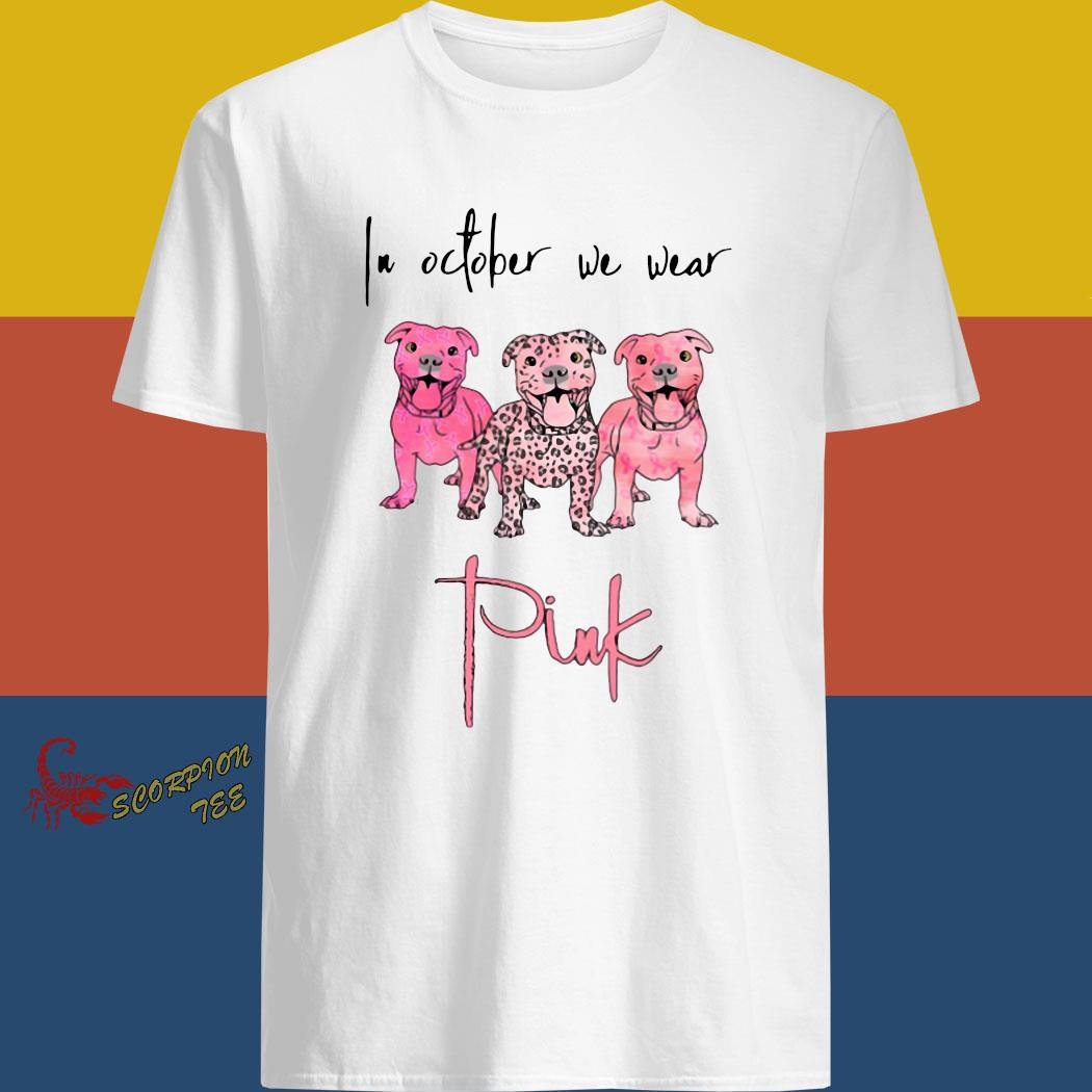 pitbull pink shirt